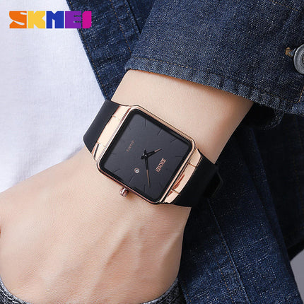 Square Watches for Men Waterproof Casual Fashion Analog Quartz Wrist Watch