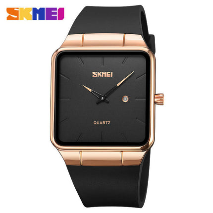 Square Watches for Men Waterproof Casual Fashion Analog Quartz Wrist Watch