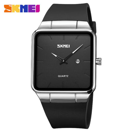 Square Watches for Men Waterproof Casual Fashion Analog Quartz Wrist Watch