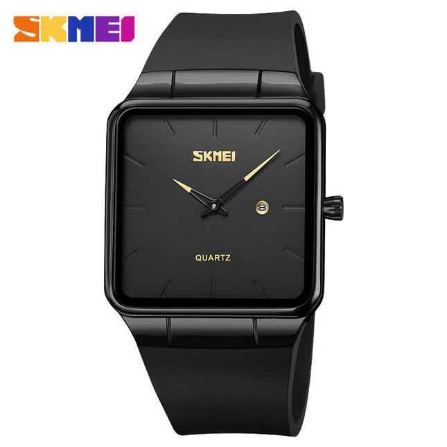 Square Watches for Men Waterproof Casual Fashion Analog Quartz Wrist Watch