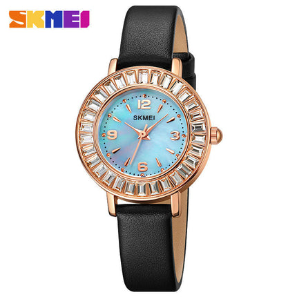 Fashion Women Wrist Watch, Lady Leather Quartz Watches Waterproof Analog Watches