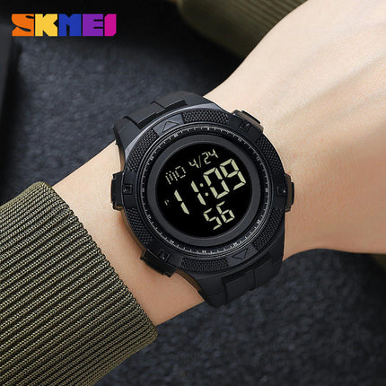 Watches for Men LED Digital Waterproof Luminous Alarm Clock Multifunction Watch