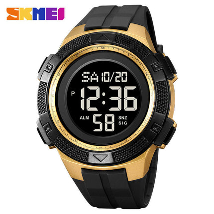 Watches for Men LED Digital Waterproof Luminous Alarm Clock Multifunction Watch