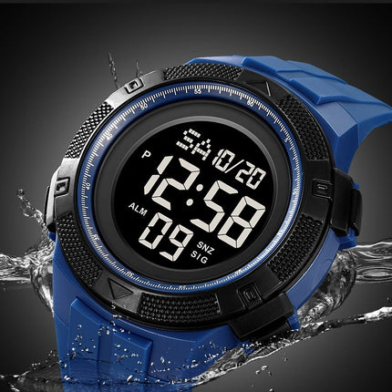 Watches for Men LED Digital Waterproof Luminous Alarm Clock Multifunction Watch