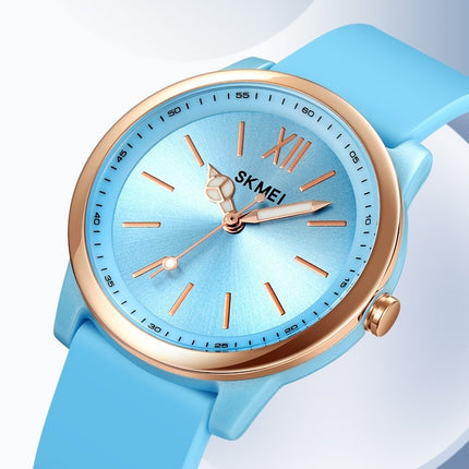 Men's and Women's Waterproof Watch Pointer Round Quartz Couple's Watch