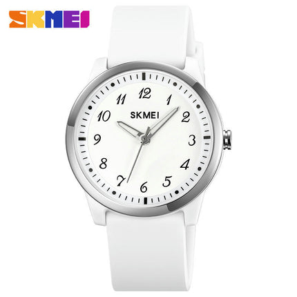 Men's and Women's Waterproof Watch Pointer Round Quartz Couple's Watch