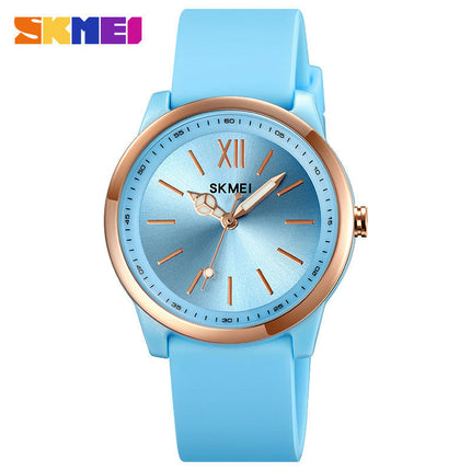 Men's and Women's Waterproof Watch Pointer Round Quartz Couple's Watch