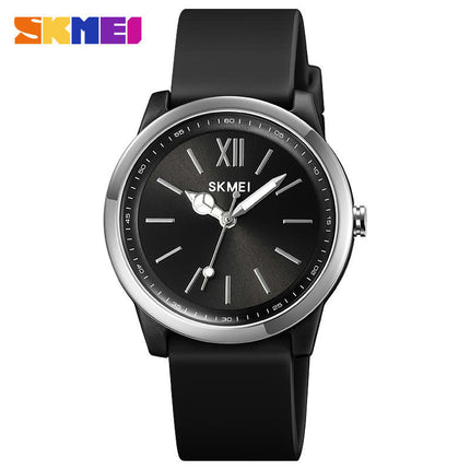 Men's and Women's Waterproof Watch Pointer Round Quartz Couple's Watch