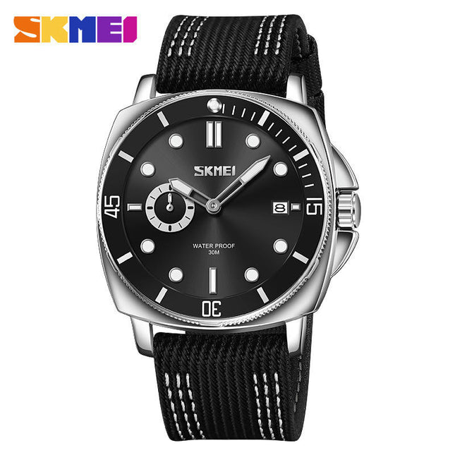 Men's Watches Nylon Strap Luminous Analog Quartz Waterproof Watches for Men