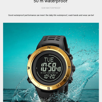 Men's Digital Sport Watches for Men with Alarm Stopwatch Waterproof