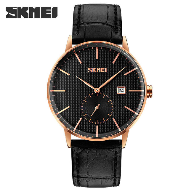 Men's Wrist Watches,Analog Quartz Watches for Men with Leather Band