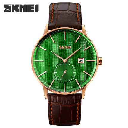 Men's Wrist Watches,Analog Quartz Watches for Men with Leather Band