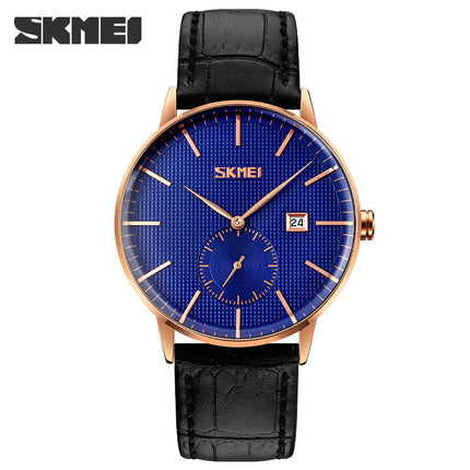 Men's Wrist Watches,Analog Quartz Watches for Men with Leather Band