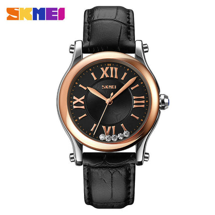 Women's Watches Leather Quartz Analog Waterproof Women Wrist Watches