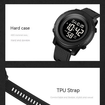 Multifunctional Waterproof Men's Digital Watch Outdoor Sports Watch