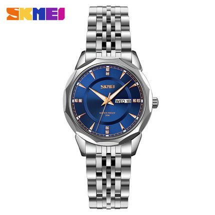 Women Watches Stainless Steel Waterproof Analog Day Date Watches