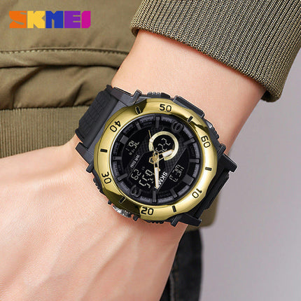 Men's Waterproof Electronic Watch，Luminous Multifunctional Watch