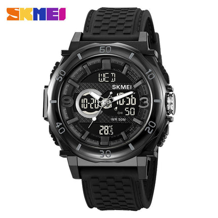 Men's Waterproof Electronic Watch，Luminous Multifunctional Watch