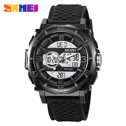 Men's Waterproof Electronic Watch，Luminous Multifunctional Watch