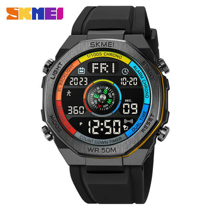 Men's Digital Sport Watches Waterproof Wrist Watches for Men with Alarm LED Back Light