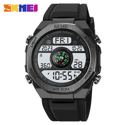 Men's Digital Sport Watches Waterproof Wrist Watches for Men with Alarm LED Back Light