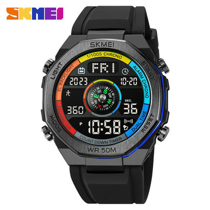 Men's Digital Sport Watches Waterproof Wrist Watches for Men with Alarm LED Back Light