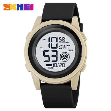 Men's Digital Sports Watch LED Screen Waterproof Alarm Back Light Outdoor Watch