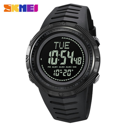 Sports Digital LED Screen Watches for Men Waterproof Luminous Stopwatch Alarm Watch