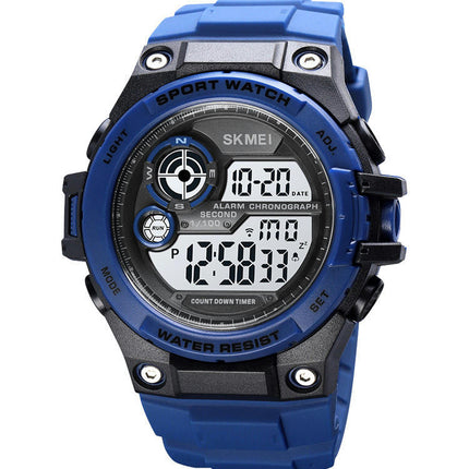 Men's Multifunction Digital LED Watch Electronic Waterproof Sports Watch