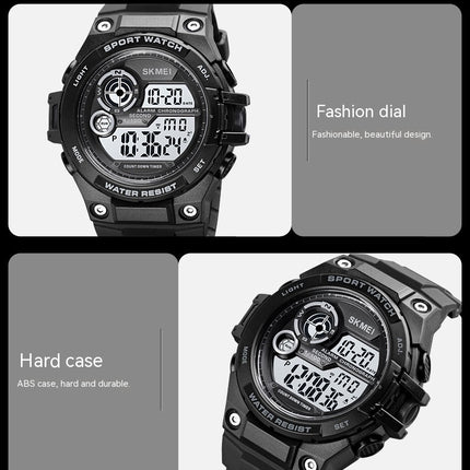 Men's Multifunction Digital LED Watch Electronic Waterproof Sports Watch