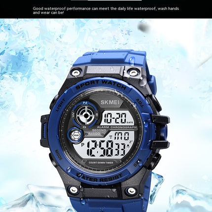 Men's Multifunction Digital LED Watch Electronic Waterproof Sports Watch