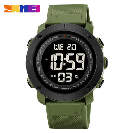 Men's Digital Sports Watch Electronic Waterproof Wrist Watches with Stopwatch LED Backlight