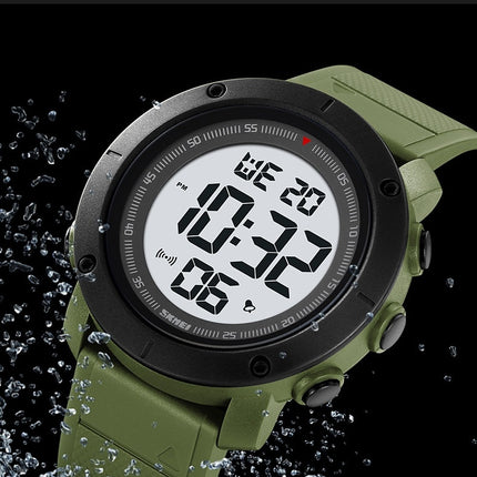 Men's Digital Sports Watch Electronic Waterproof Wrist Watches with Stopwatch LED Backlight