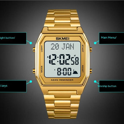 Men's Digital Sports Watch Waterproof Wrist Watches for Men with Alarm LED Back Light