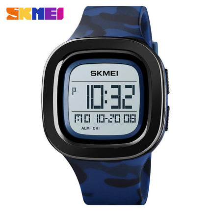 Mens Digital Watch Waterproof Wrist Watch Sport Square Digital Watches