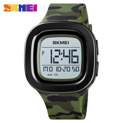 Mens Digital Watch Waterproof Wrist Watch Sport Square Digital Watches