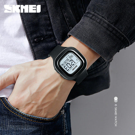 Mens Digital Watch Waterproof Wrist Watch Sport Square Digital Watches