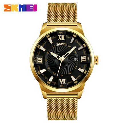 Watch for Men Business Quartz Stainless Steel Waterproof Wrist Watch