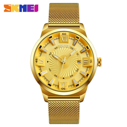 Watch for Men Business Quartz Stainless Steel Waterproof Wrist Watch