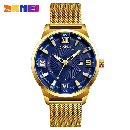 Watch for Men Business Quartz Stainless Steel Waterproof Wrist Watch