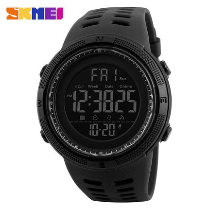 Men's Digital Sports Watch, Multifunction Chronograph Waterproof Wristwatch