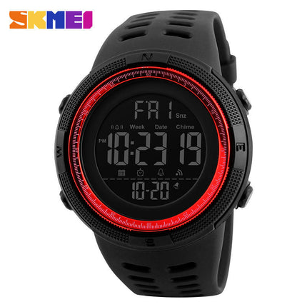 Men's Digital Sports Watch, Multifunction Chronograph Waterproof Wristwatch