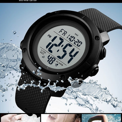 Men's Sports Electronic Watches Waterproof Multifunctional Watch