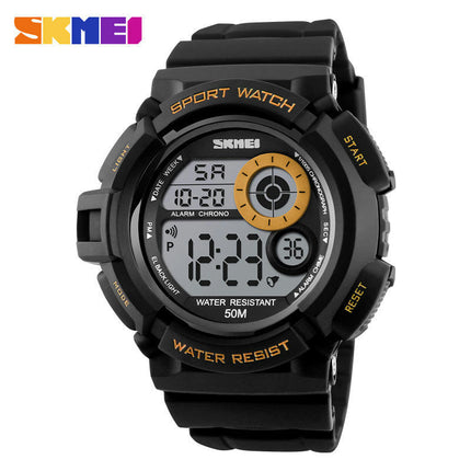 Men's Boy's Sports Multifunction Waterproof Digital Watch Electronic Alarm Backlight Watch