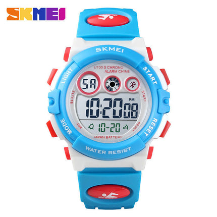 Kids Digital Sport Watch, Waterproof Electronic Multi Function Watches,LED Luminous Wristwatch