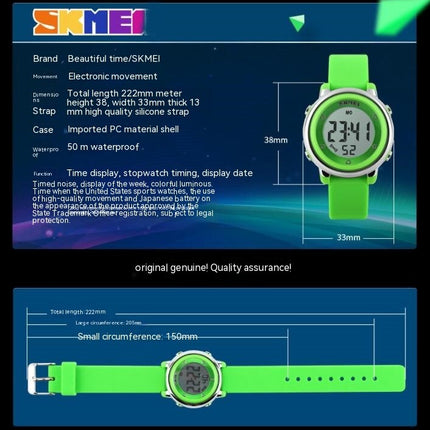 Kids Watches Digital for Girls,Wristwatch for Waterproof Sport Multifunctional Wrist Watches