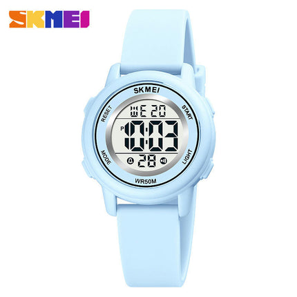 Kids Watch Silicone Outdoor Sport LED Electrical Wrist Watch with Alarm