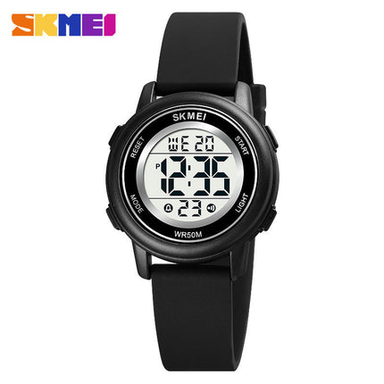 Kids Watch Silicone Outdoor Sport LED Electrical Wrist Watch with Alarm