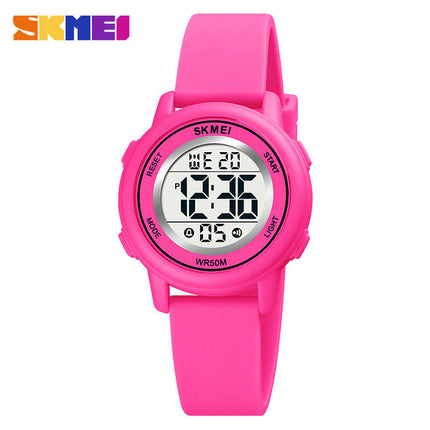 Kids Watch Silicone Outdoor Sport LED Electrical Wrist Watch with Alarm