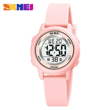 Kids Watch Silicone Outdoor Sport LED Electrical Wrist Watch with Alarm